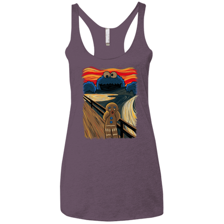 T-Shirts Vintage Purple / X-Small The Cookie Muncher Women's Triblend Racerback Tank