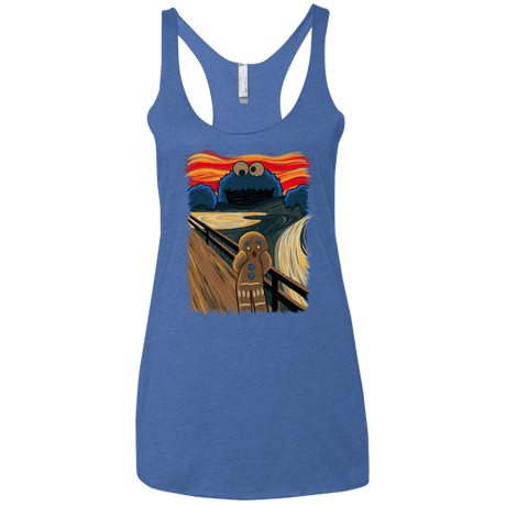 T-Shirts Vintage Royal / X-Small The Cookie Muncher Women's Triblend Racerback Tank