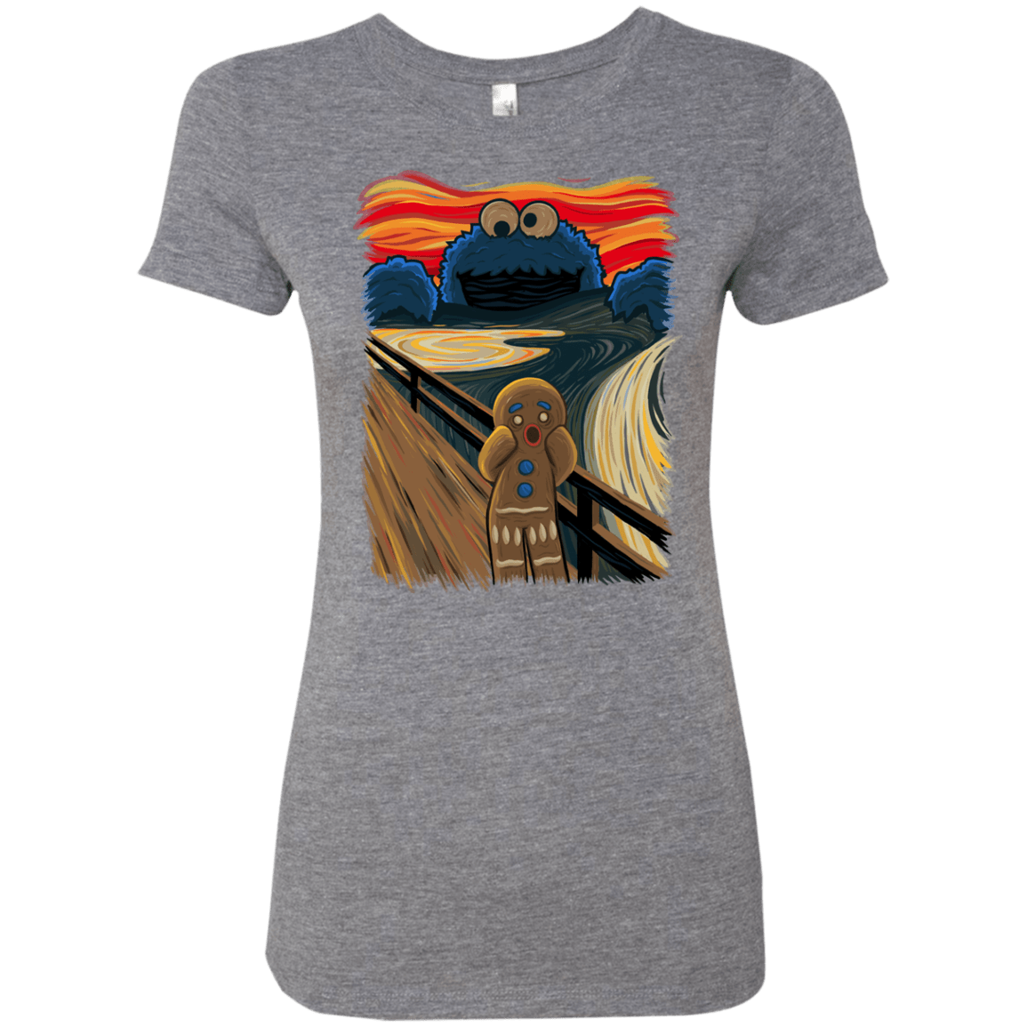 T-Shirts Premium Heather / Small The Cookie Muncher Women's Triblend T-Shirt