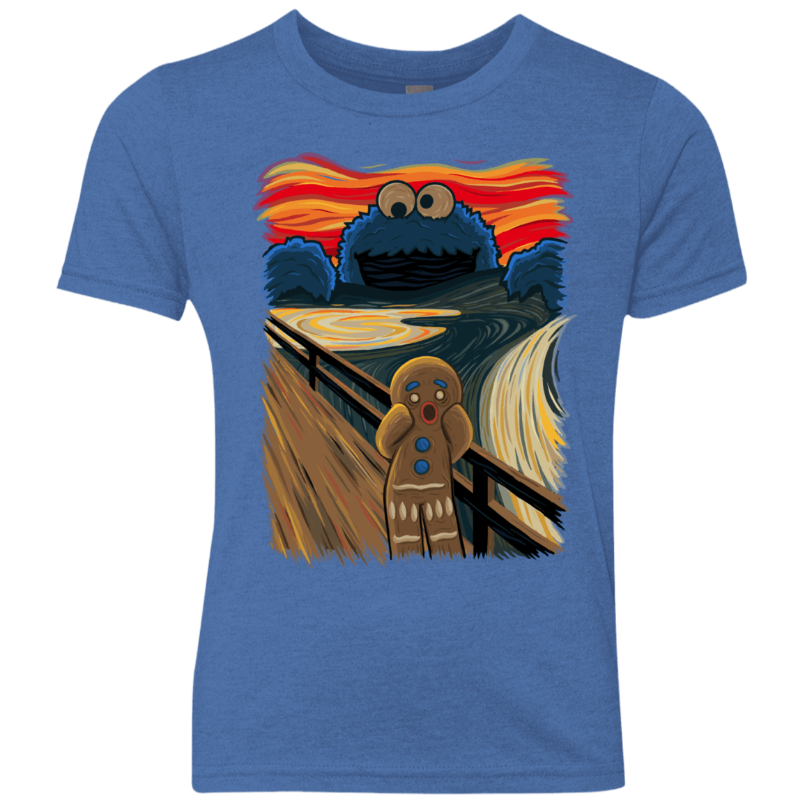 T-Shirts Vintage Royal / YXS The Cookie Muncher Youth Triblend T-Shirt