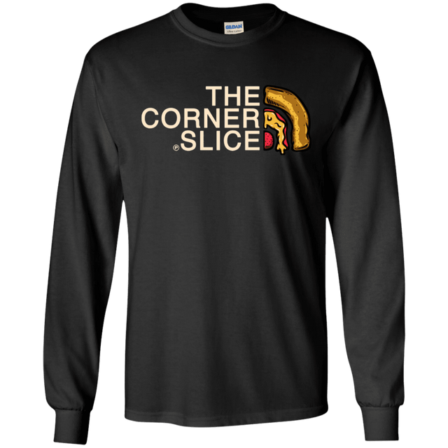 T-Shirts Black / S The Corner Slice Men's Long Sleeve T-Shirt