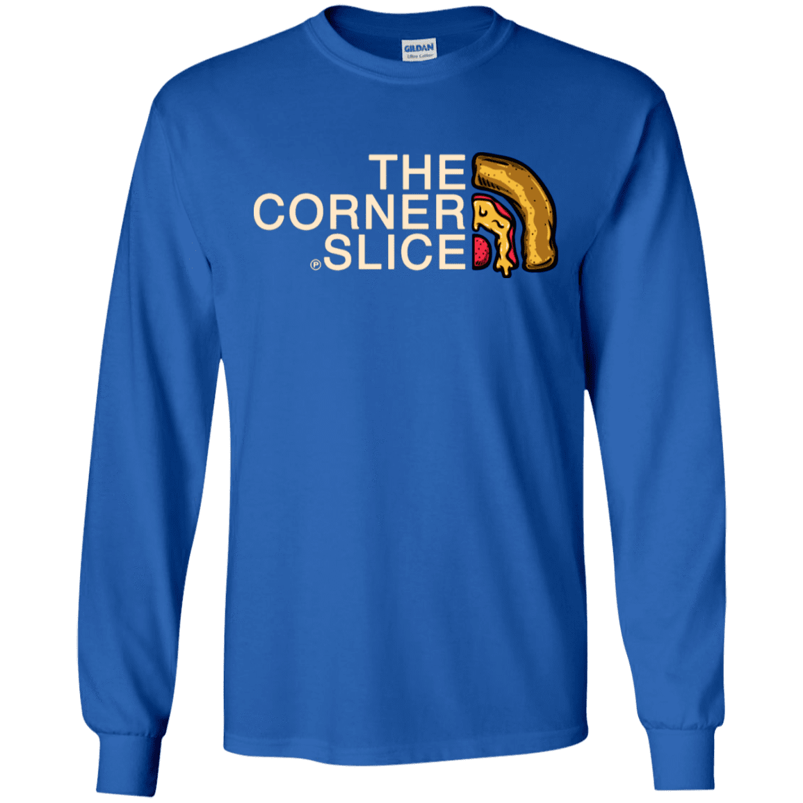 T-Shirts Royal / S The Corner Slice Men's Long Sleeve T-Shirt