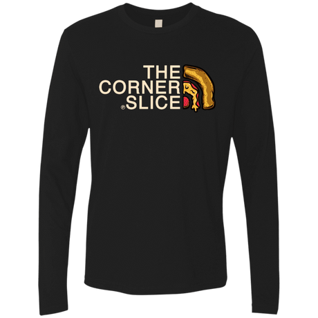 T-Shirts Black / S The Corner Slice Men's Premium Long Sleeve