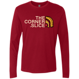 T-Shirts Cardinal / S The Corner Slice Men's Premium Long Sleeve