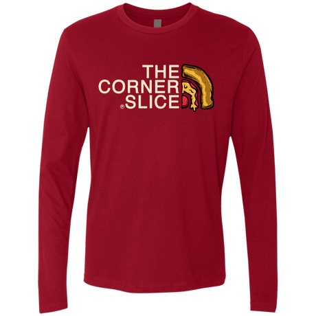 T-Shirts Cardinal / S The Corner Slice Men's Premium Long Sleeve