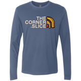 T-Shirts Indigo / S The Corner Slice Men's Premium Long Sleeve