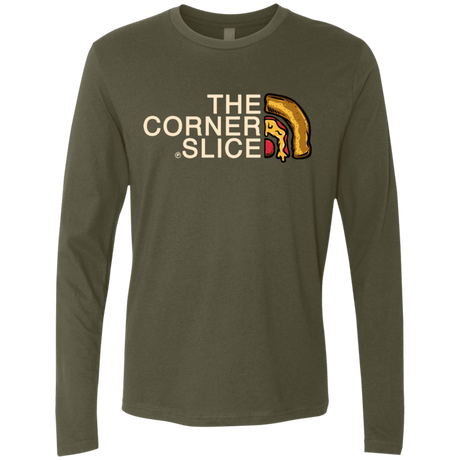 T-Shirts Military Green / S The Corner Slice Men's Premium Long Sleeve