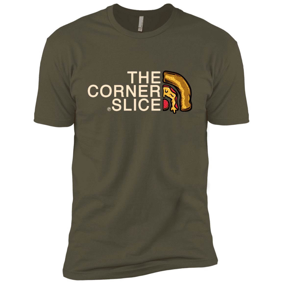 T-Shirts Military Green / X-Small The Corner Slice Men's Premium T-Shirt