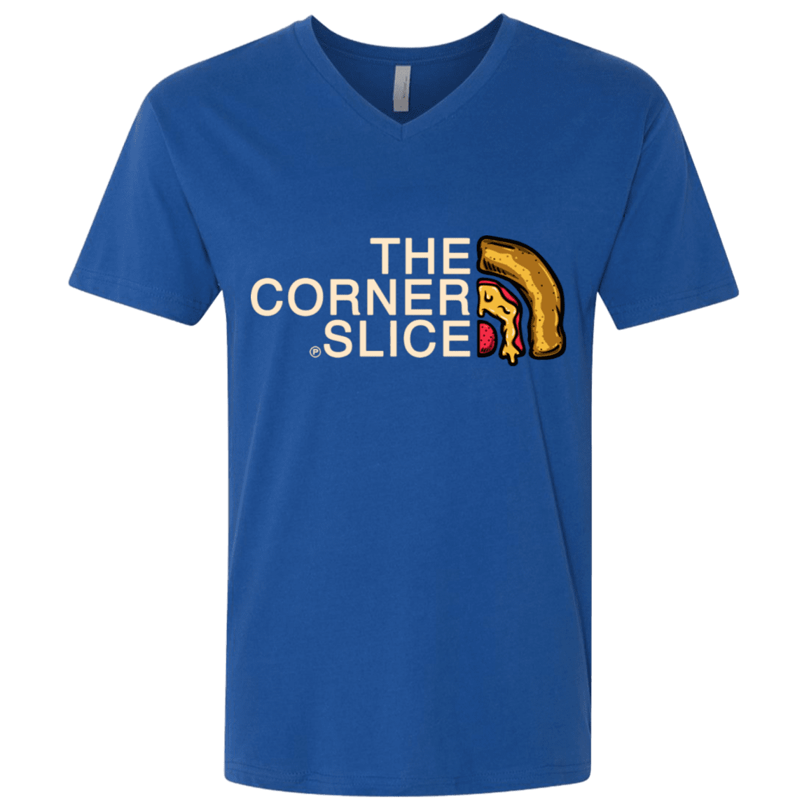 T-Shirts Royal / X-Small The Corner Slice Men's Premium V-Neck