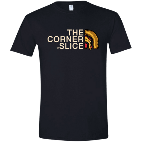 T-Shirts Black / X-Small The Corner Slice Men's Semi-Fitted Softstyle