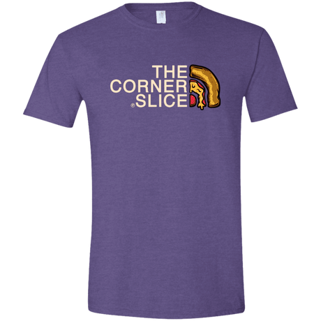 T-Shirts Heather Purple / S The Corner Slice Men's Semi-Fitted Softstyle