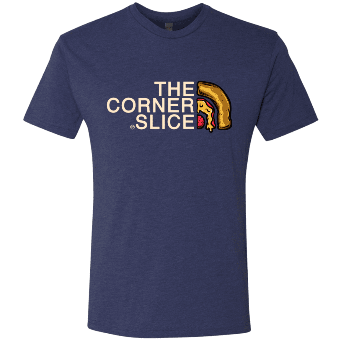 T-Shirts Vintage Navy / S The Corner Slice Men's Triblend T-Shirt