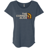T-Shirts Indigo / X-Small The Corner Slice Triblend Dolman Sleeve
