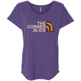T-Shirts Purple Rush / X-Small The Corner Slice Triblend Dolman Sleeve