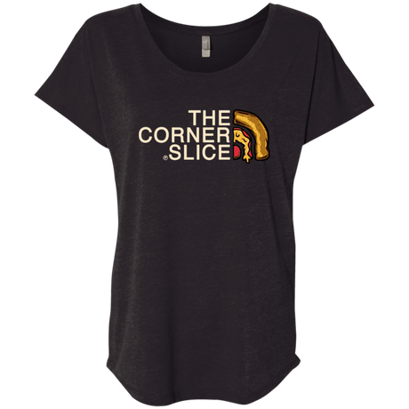 T-Shirts Vintage Black / X-Small The Corner Slice Triblend Dolman Sleeve