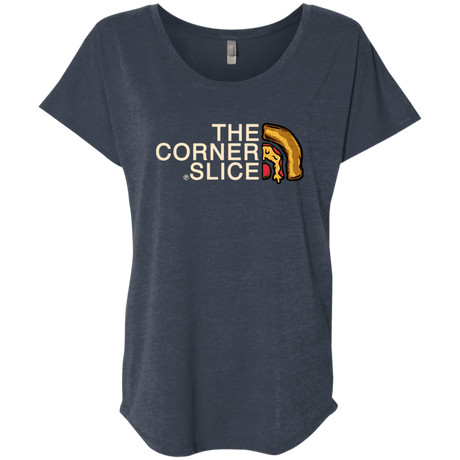 T-Shirts Vintage Navy / X-Small The Corner Slice Triblend Dolman Sleeve