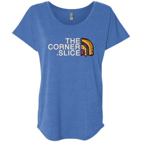 T-Shirts Vintage Royal / X-Small The Corner Slice Triblend Dolman Sleeve