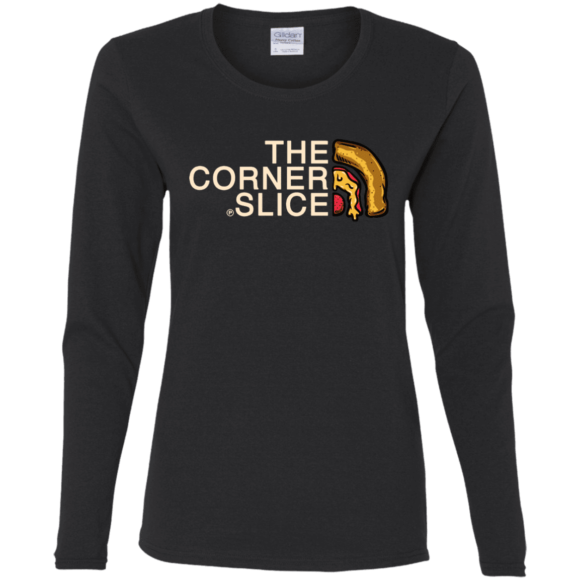 T-Shirts Black / S The Corner Slice Women's Long Sleeve T-Shirt