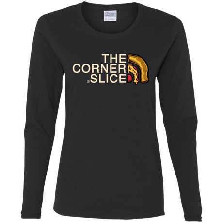 T-Shirts Black / S The Corner Slice Women's Long Sleeve T-Shirt