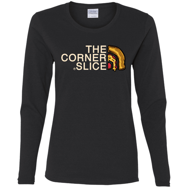 T-Shirts Black / S The Corner Slice Women's Long Sleeve T-Shirt