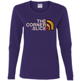 T-Shirts Purple / S The Corner Slice Women's Long Sleeve T-Shirt