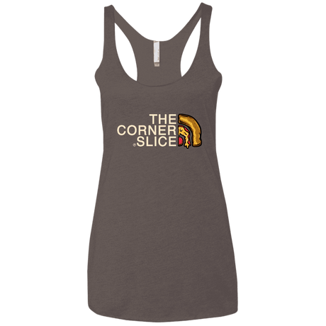 T-Shirts Macchiato / X-Small The Corner Slice Women's Triblend Racerback Tank