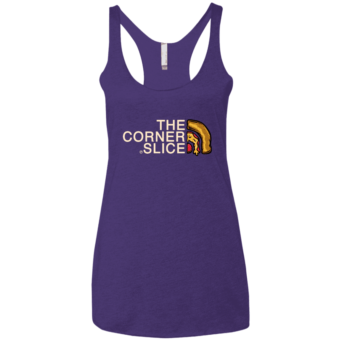 T-Shirts Purple Rush / X-Small The Corner Slice Women's Triblend Racerback Tank