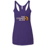 T-Shirts Purple Rush / X-Small The Corner Slice Women's Triblend Racerback Tank