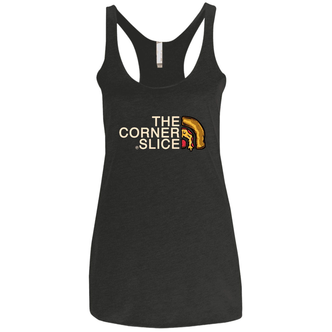 T-Shirts Vintage Black / X-Small The Corner Slice Women's Triblend Racerback Tank