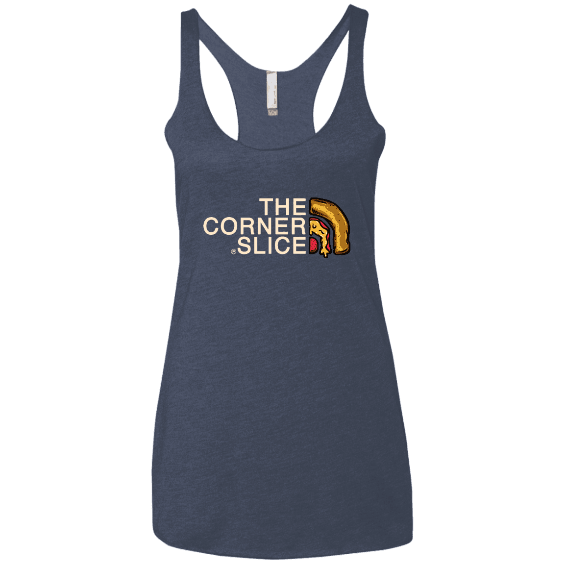 T-Shirts Vintage Navy / X-Small The Corner Slice Women's Triblend Racerback Tank
