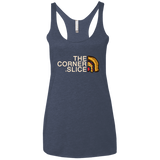 T-Shirts Vintage Navy / X-Small The Corner Slice Women's Triblend Racerback Tank