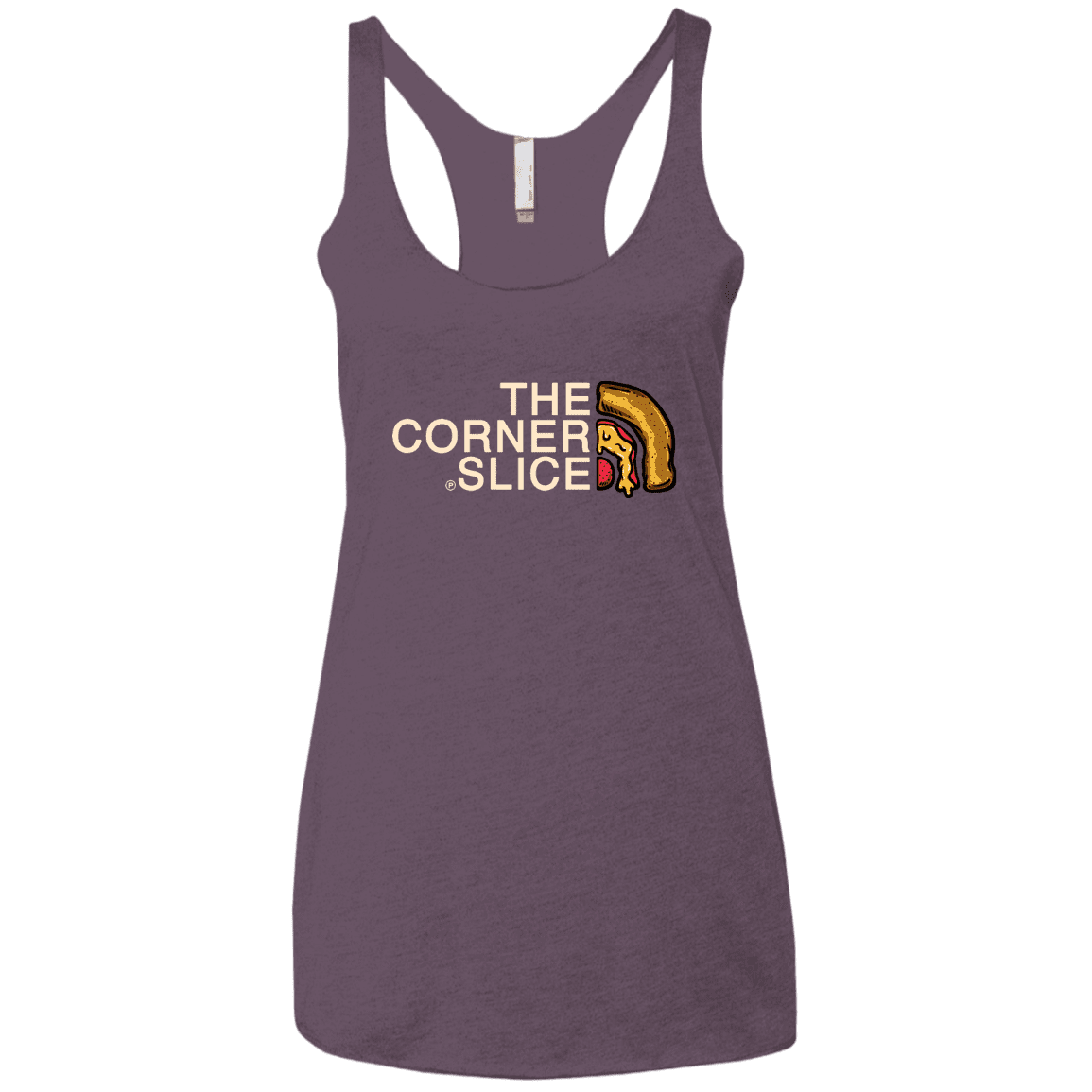 T-Shirts Vintage Purple / X-Small The Corner Slice Women's Triblend Racerback Tank