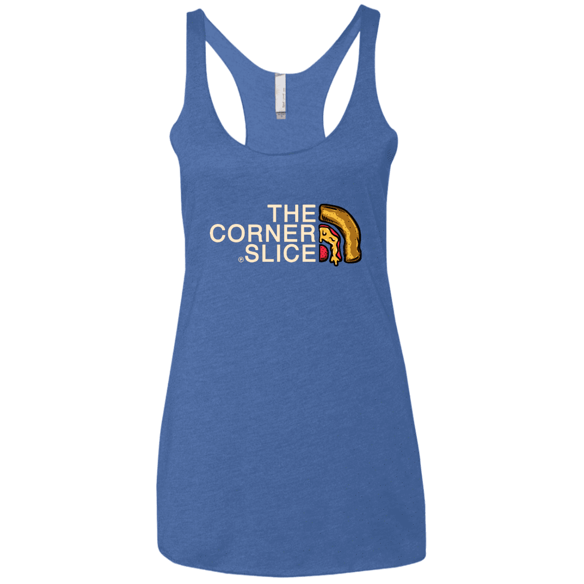T-Shirts Vintage Royal / X-Small The Corner Slice Women's Triblend Racerback Tank