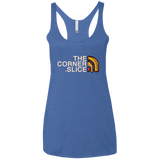 T-Shirts Vintage Royal / X-Small The Corner Slice Women's Triblend Racerback Tank