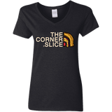 T-Shirts Black / S The Corner Slice Women's V-Neck T-Shirt