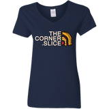 T-Shirts Navy / S The Corner Slice Women's V-Neck T-Shirt