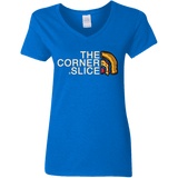 T-Shirts Royal / S The Corner Slice Women's V-Neck T-Shirt