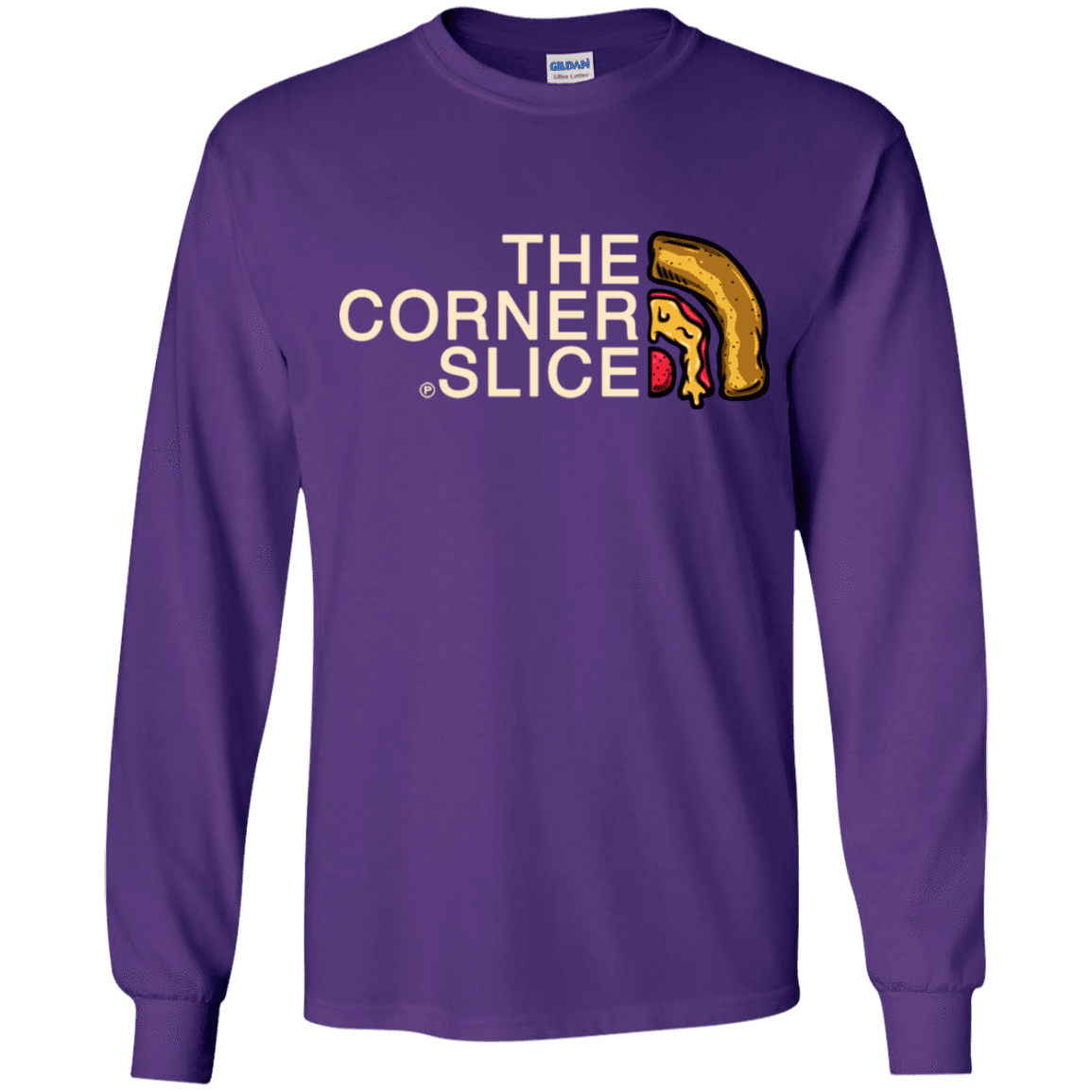 T-Shirts Purple / YS The Corner Slice Youth Long Sleeve T-Shirt