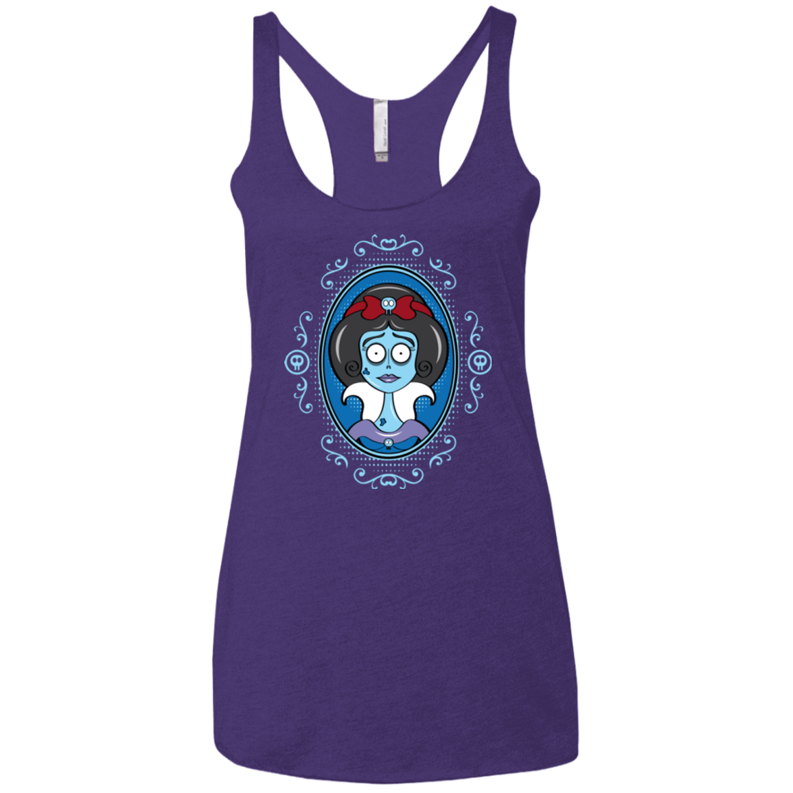 T-Shirts Purple / X-Small The Corpse Beauty Women's Triblend Racerback Tank