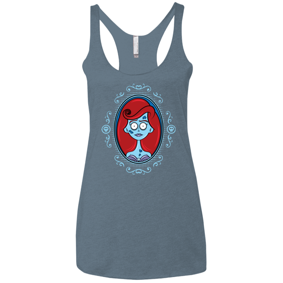 T-Shirts Indigo / X-Small The Corpse Dreamer Women's Triblend Racerback Tank