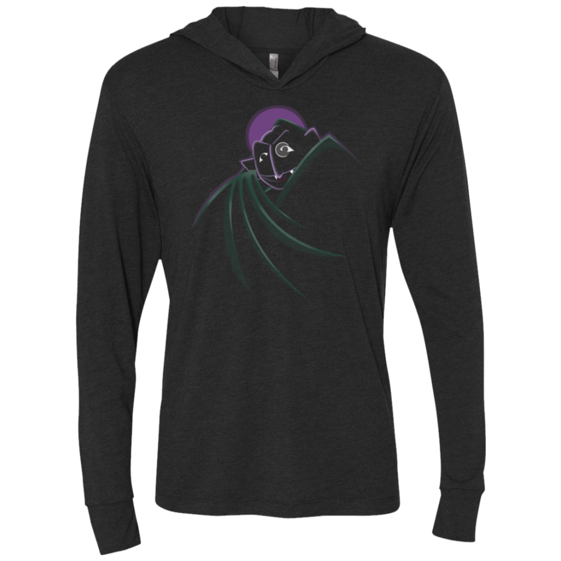 T-Shirts Vintage Black / X-Small The counting series Triblend Long Sleeve Hoodie Tee