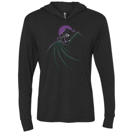 T-Shirts Vintage Black / X-Small The counting series Triblend Long Sleeve Hoodie Tee