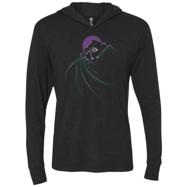 T-Shirts Vintage Black / X-Small The counting series Triblend Long Sleeve Hoodie Tee