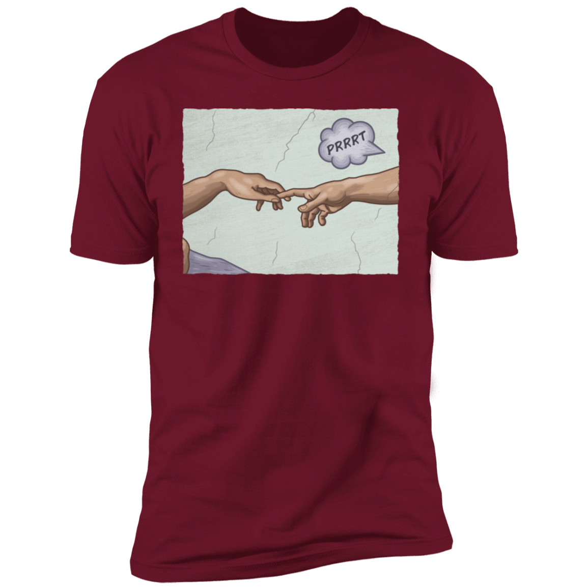 T-Shirts Cardinal / S The Creation of a Joke Men's Premium T-Shirt