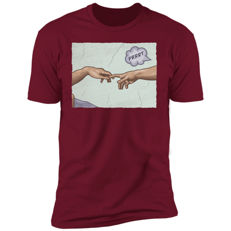 T-Shirts Cardinal / S The Creation of a Joke Men's Premium T-Shirt