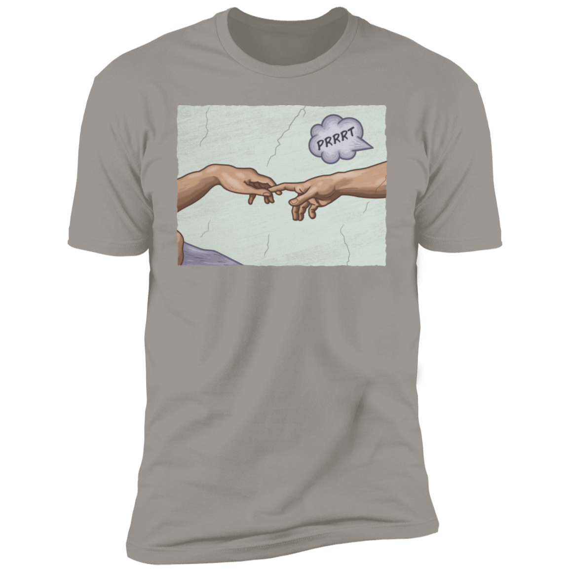 T-Shirts Light Grey / S The Creation of a Joke Men's Premium T-Shirt