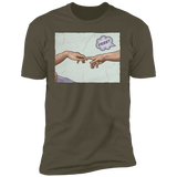 T-Shirts Military Green / S The Creation of a Joke Men's Premium T-Shirt