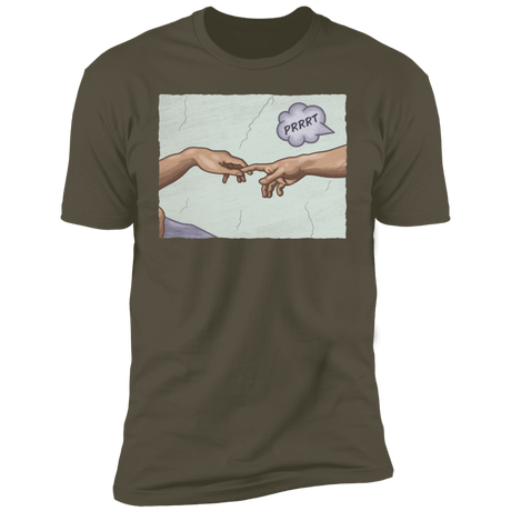 T-Shirts Military Green / S The Creation of a Joke Men's Premium T-Shirt
