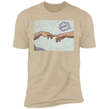 T-Shirts Sand / S The Creation of a Joke Men's Premium T-Shirt