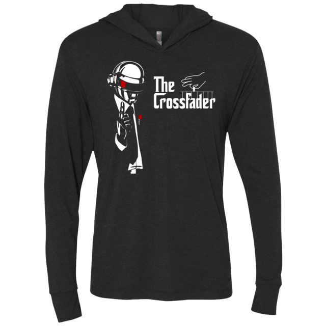 T-Shirts Vintage Black / X-Small The Crossfader Triblend Long Sleeve Hoodie Tee